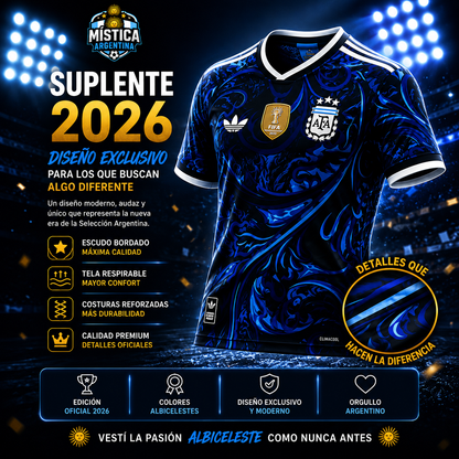 🇦🇷 2X1 CAMISETA TITULAR + SUPLENTE DE REGALO 🎁