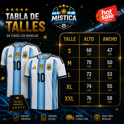 2X1 EN CAMISETAS DE LA SELECCIÓN 2026